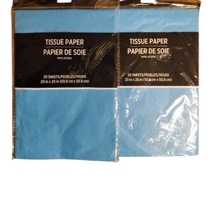 2X Blue Tissue Paper 20ct. ea.